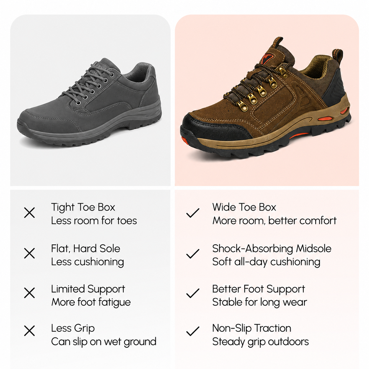 TheGripStep™ Non-Slip Hiking Shoes
